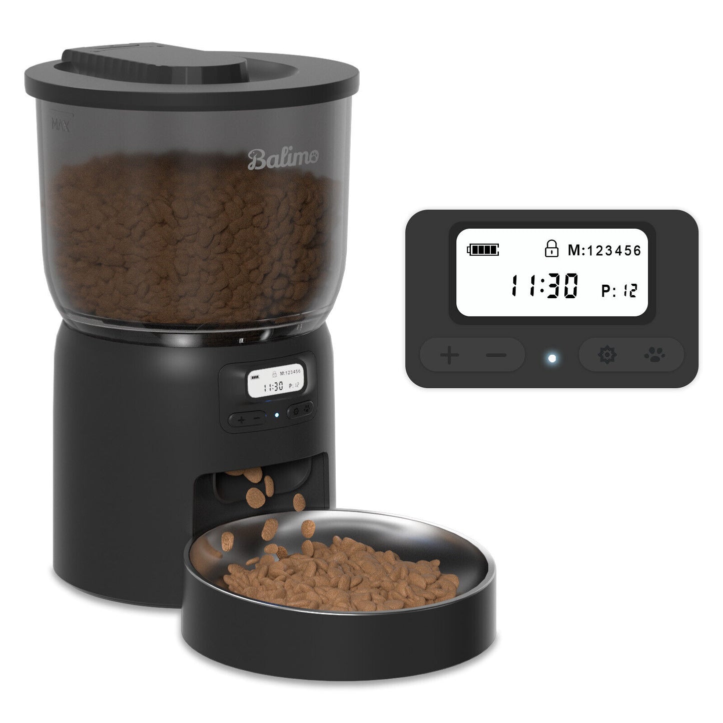 3L Futterautomat Katze & Hund Automatischer Futterspender Pet Feeder Mit Timer