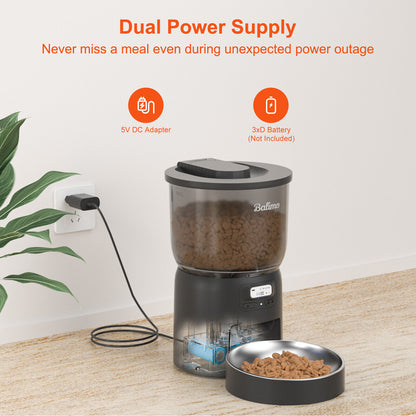 3L Futterautomat Katze & Hund Automatischer Futterspender Pet Feeder Mit Timer